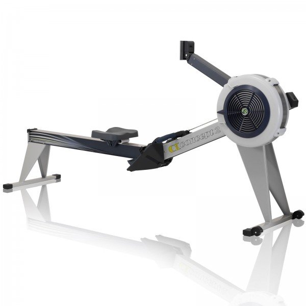 Rameur Concept2 modèle E (PM5) gris clair