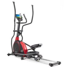 Hop-Sport Vélo elliptique pliable HS-095CF Prizm, Roue d’inertie de 30 kg, 12 programmes d’entraînement, Poids max. d’utilisateur 135 kg, Noir