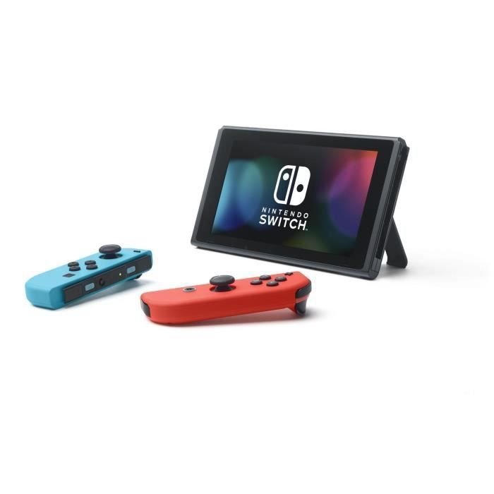 Nintendo Switch Néon avec Joy-Con bleu néon et Joy-Con rouge néon
