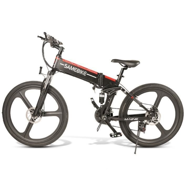 Vélo électrique Ebike pliant-Samebike LO26 E-Scooter Adulte -350W-35 km / h LCD 110 – 240V