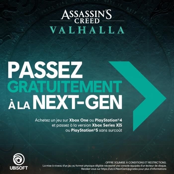 Assassin&rsquo;s Creed Valhalla Edition Standard Jeu Xbox Series X – Xbox One