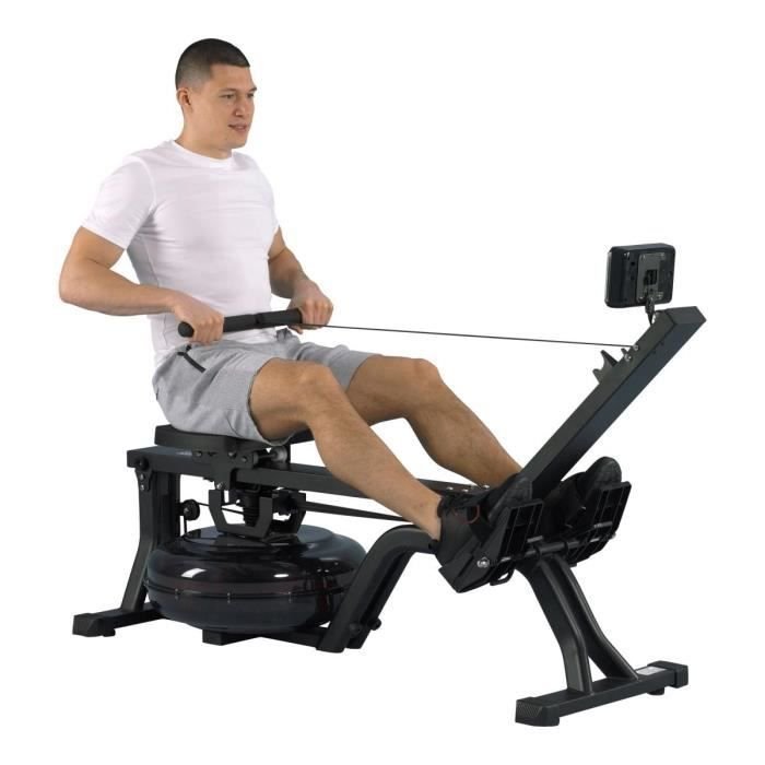 Rameur avec résistance à eau noir-rouge