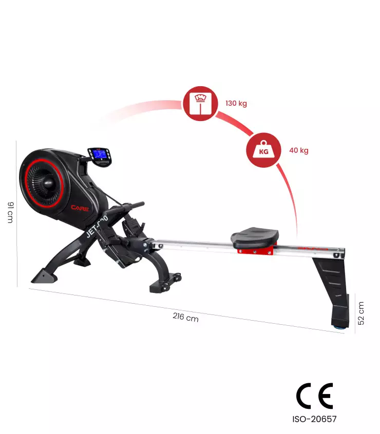 Rameur – Jet 600-2 – CARE