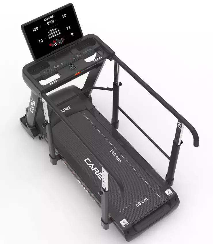 Tapis de course avec barres de maintien – 14km/h – MED-740 – MEDLINE