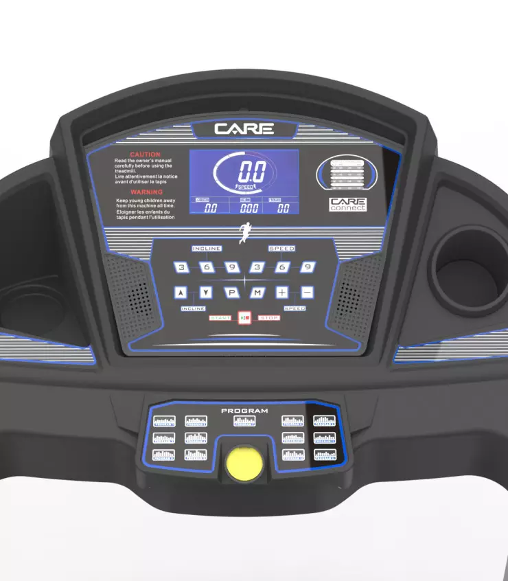 Tapis de course connecté – 16km/h – CARE – CT-705-3 – KINOMAP