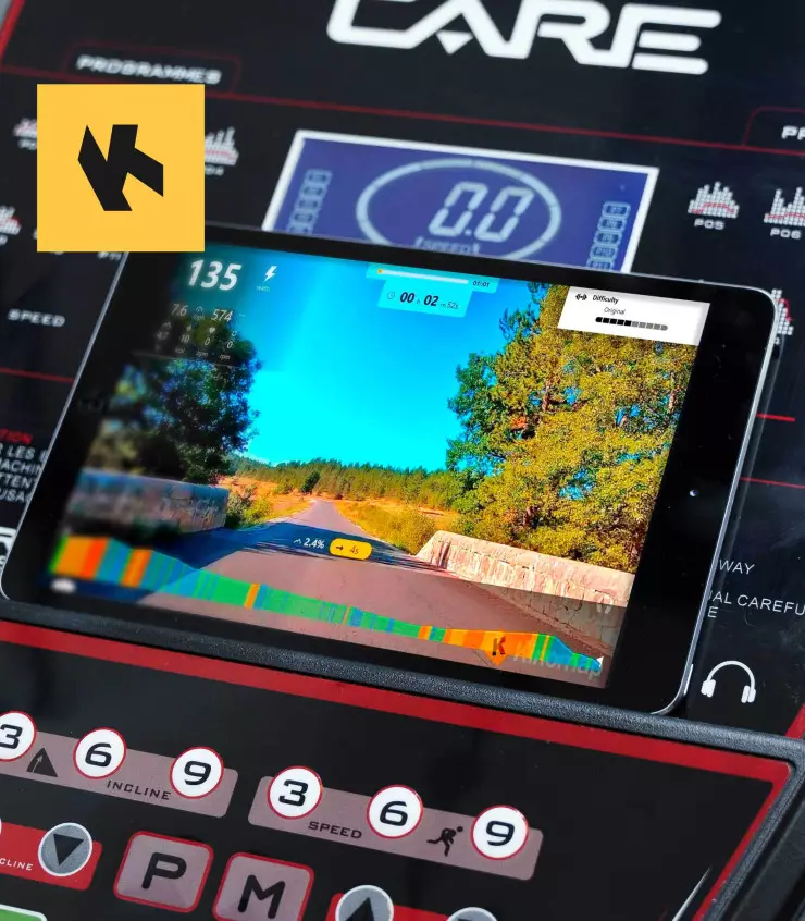 Tapis de course connecté – 18km/h – CARE – JOG RUNNER – KINOMAP