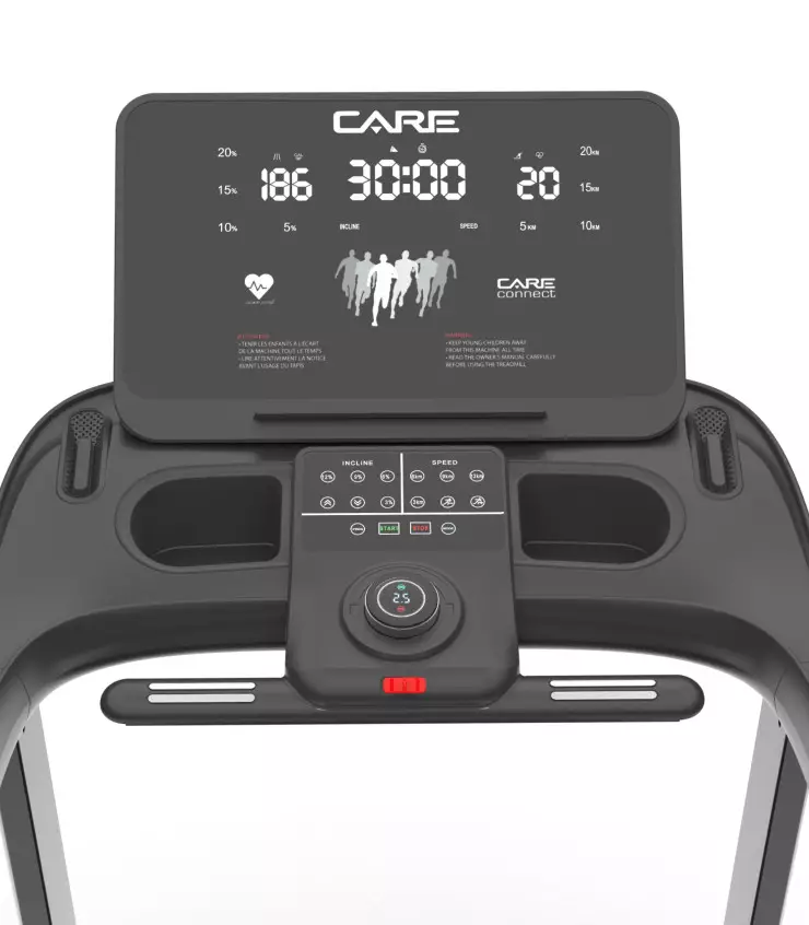 Tapis de course connecté 22 km/h – CARE – Fast Runner SP