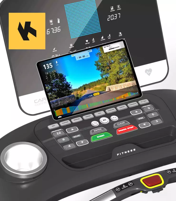 Tapis de course professionnel – 25km/h – CARE – CLUB RUNNER LED