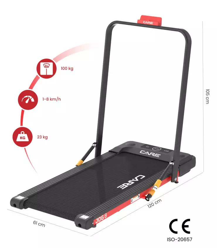 Tapis de marche – 8km/h – CARE – JOG 8